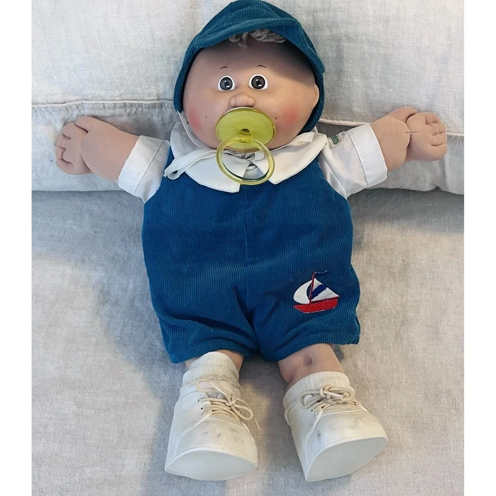 Vintage 1983 Cabbage Patch Kids Xavier Roberts Signed Baby Dolls Lot of 3 Coleco